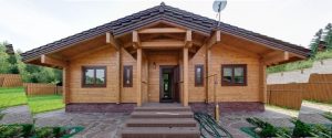 Деревянный дом из клееного профилированного бруса 99 м2